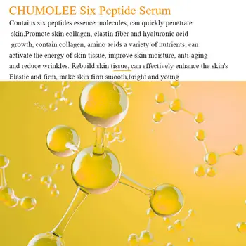 CHUMOLEE šesť peptidy cream + sérum Proti Starnutiu Odstrániť melasma 24K gold Alfa Arbutin krém na tvár biela starostlivosti o pleť, sérum