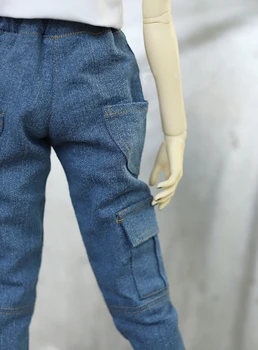 BJD bábika nohavice vhodné pre 1/4 popO68 veľkosti multi-vrecko džínsové nohavice bábika príslušenstvo