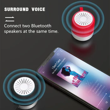 Nové Mini Bezdrôtové Bluetooth Reproduktor Darček Malý Reproduktor Prenosný, Vonkajší Bezdrôtový Reproduktor TWS Bluetooth 3D Mini Stĺpec