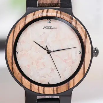 Relogio Masculino WOODME Drevené Muži Hodinky Top Značky Luxusné náramkové hodinky Quartz Ženy Timepeice Prispôsobené Darček k Narodeninám OEM