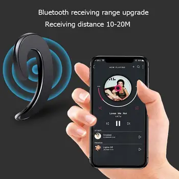Kostné Vedenie Slúchadlá Bezdrôtové Bluetooth V4.1 Športovej Jazdy pre Slúchadlá Stereo Hluku Headset Potu Zrušenie Dôkaz V2S7