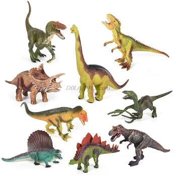 Hračka Dinosaur Obrázok w/ Činnosť Hrať Mat & Stromy, Vzdelávacie Realistické Dinosaura Playset Vytvoriť Dino Svete