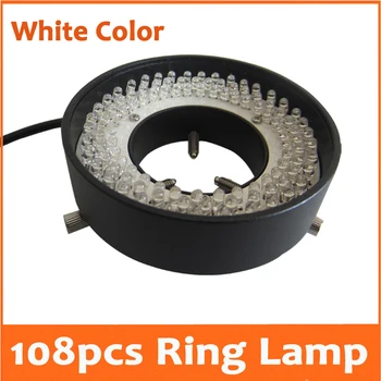 108pcs LED Svetelné Adjuatable Biele Svetlo, Krúžok na Čítanie pre Stereo Mikroskopom 90V-264V s Vnútorným Priemerom 41mm