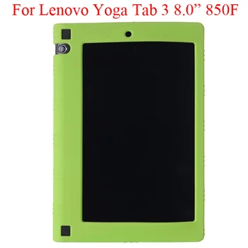 Lenovo Yoga Karta 3 8 Silikónové puzdro Tab3 8.0 850f Chránič Jogy Tablet 3 8 YT3-850f Mäkké Puzdro Shell Capa Fundas