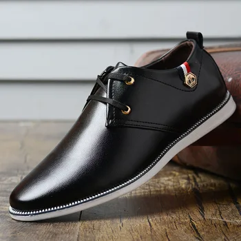 2020 nové športové členkové topánky pánske priedušná kožené topánky šľachy mäkké dno obuv muži