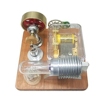 Mechanické Otáčanie Music Box Stirling Motor Model Vzdelávacie Hračka Ako Stolové Ozdoby Na Sceince Vyučovania