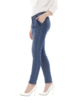 2019 Nové Módne Veľké Veľkosti Ceruzky Nohavice jednofarebné Vysoký Pás Chudá Džínsy Pre Väčšie Lady 5XL 6XL Ženy Plus Veľkosť Oblečenie