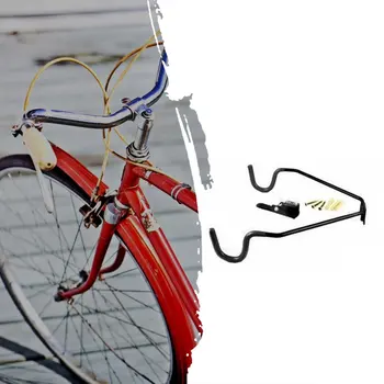 Bicykel Úložný Stojan Stene Visí na Bicykli Háčik Solid Steel Bike Háčik na bicykel upevnenie na stenu Skladacie steny prívesu rámik dvojitý háčik