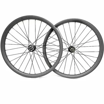 29er karbónový mtb kolesá disk bezdušové SOM 45x25mm asymetrie mtb bicykel kolesá D411SB/D412SB 100x15 142x12