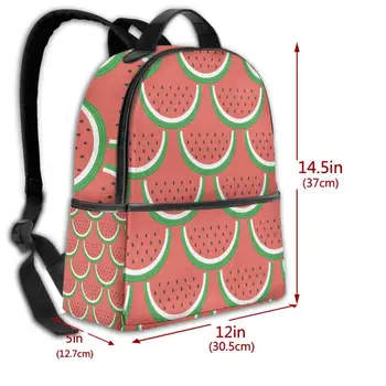 Roztomilý Melón Batoh Chlapec Dievča Školské tašky pre Teenager, Študentská Taška cez Rameno Travel Bag