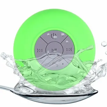 Prenosné Bezdrôtové IPX4 Nepremokavé Sprcha Reproduktor Handsfree Sucting Mic Auto Kúpeľňa Bezdrôtový Prenos Audio