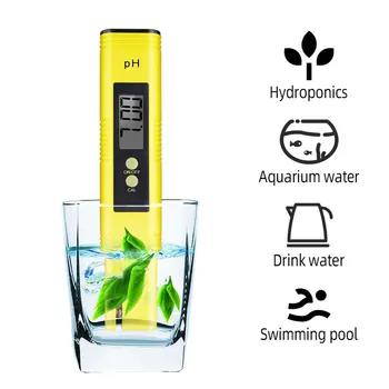 0.01 Digitálny PH Meter Tester Vrecku Veľkosť PH Tester Veľký LCD Displej / pre Kvalitu Vody, Potravín, Akvárium, Bazén Hydroponics /
