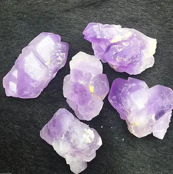 Prírodné kostrové Crystal deep purple AMETYST Klastra bod, Vzor