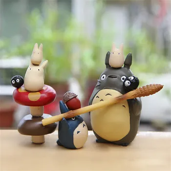 14pcs/set Hayao Miyazaki Chinchilla Totoro Akčné Figúrky Pre Deti Darček