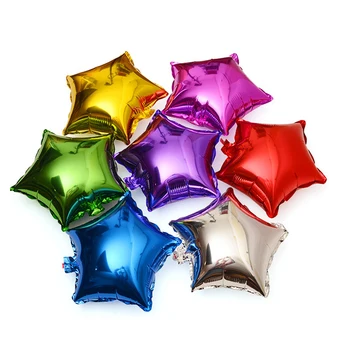 5 ks/veľa star Balón 18-palcové Svadobné Veľké hliníkové Hélium Balóniky Nafukovacie darček Narodeniny baloon Party Dekorácie fólie ballon
