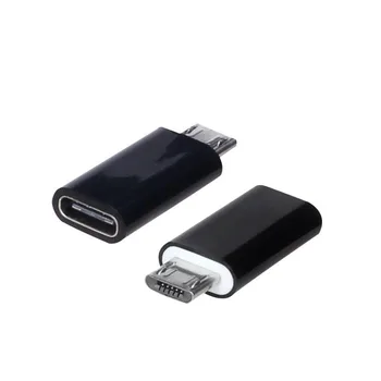 Typ-C Samica Konektor Micro USB 2.0 Male USB 3.1 Converter Údajov Adaptér Vysokej Rýchlosti, Certifikovaný Android Mobilný Telefón Príslušenstvo