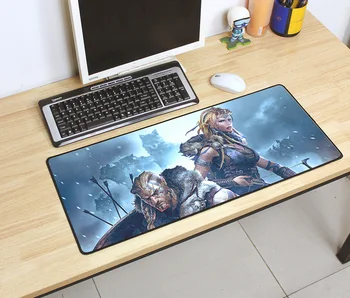 Vikingovia Vojny Klanov, podložky myši computador hráč mause pad 700x300x3mm padmouse veľké Profesionálne mousepad gadget kancelársky stôl rohože