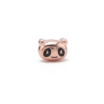 Somsoar Krásne Šperky Panda List Charms fit 8mm Široké Kožené Zábal Náramok Náramok pre dieťa, Batoľa/Ženy 10pcs/veľa