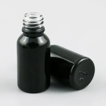 360 x 10 ml 30 ml 50 ml 100 ml Esenciálny Olej, Čierne Sklo Fľaše Plastové Čiernu Čiapku Pre Kvapalné Látky Pipety Fľašu