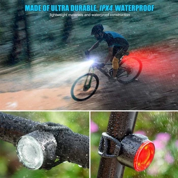 2021 Nové Nabíjateľná Svetlé Bicykli KLASU Varovanie zadné Svetlo v Noci na Koni Nepremokavé Bicykli