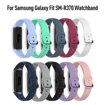 10Colors Vhodný Pre Samsung Galaxy Fit SM-R370 Nechtov Spony, Plastové Shrapnel Watchband Náramok Inteligentná Elektronika Príslušenstvo