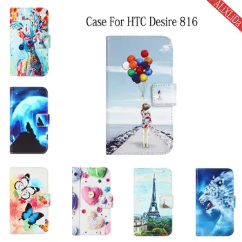 Puzdro Pre HTC Desire 816 Prípade Módne Cartoon Vzor Kvalitný kožený ochranný kryt, Mobilný telefón taška