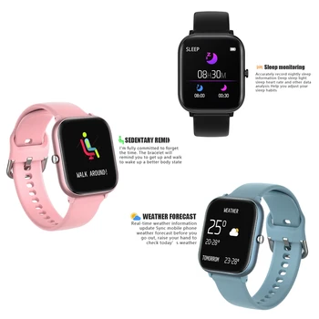 P20 Smart Hodinky Činnosť Fitness Krokomer Zdravie Srdcového rytmu Spánku Tracker ip67 Nepremokavé Športové hodinky pre Mužov, Ženy smartwatch