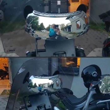Univerzálne Motocyklové Príslušenstvo 180 stupňov Široký uhol Spätných Zrkadiel Výkonný Šport Blind Spot Zrkadlo