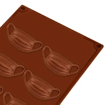8 Dutiny Silikónové Formy Vzor Pečenie Formy Tortu Formy Čokoládový Mousse Formy Troch-Dimenzionální Kávy DIY Formy Na Pečenie