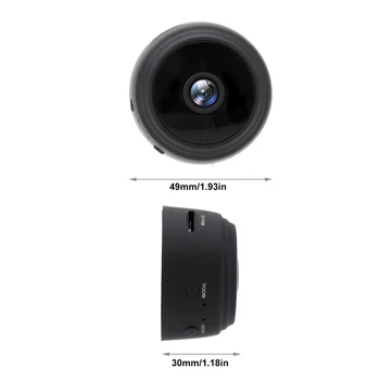 Mini HD Nočné Videnie WIFI Letecké Fotografie Športové Kamery Home Security Micro Videokamera Infračervené Nočné Videnie videorekordér RR