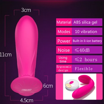 Bezdrôtové Vibrátor Dospelých, Hračky Pre Páry USB Nabíjateľné Vibrátor G-Spot U Silikónové Simulátor Dvojité Vibrátory sexuálnu Hračku Pre Ženy