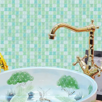 3D Epoxidové Mozaikové Dlaždice, Kuchyňa Nálepky samolepiace Nepremokavé Tapety Kúpeľňa Dekoratívne Odtlačkový Reštaurácia Dekor Moderný Dizajn