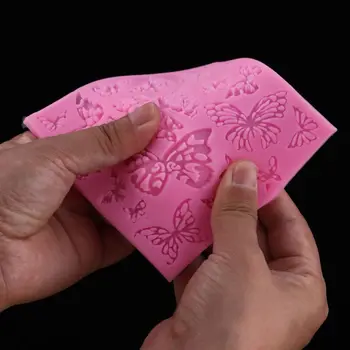 Ručné Motýle Silikónové Formy Candy Formy Mini pre Cake Decor Ílu Polyméru Crafting Epoxidové Živice Šperky Robiť