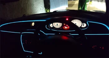 Auto príslušenstvo 12V LED studené svetlo osobnosti dekoratívne pásy pre Nissan TEANA QASHQAI BLUEBIRD SLNEČNÝ TIIDA PALADIN