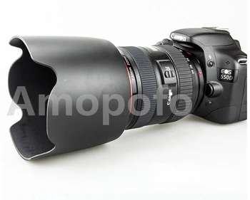 Amopofo Vysokej Kvality EW-83F Fotoaparátu, clona 77mm Bajonet sa hodí pre Canon EF OBJEKTÍV EF 24-70mm f/2.8 L USM