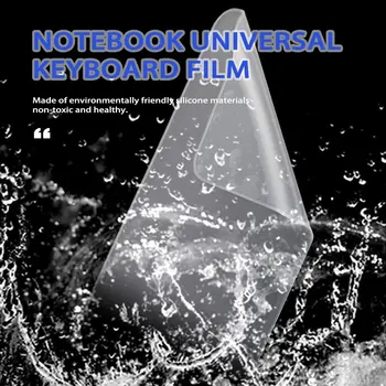 Kryt Klávesnice Pokožky Vodotesný, Prachotesný Silikónový Film Univerzálny Tablet Keyboard Chránič Pre Notebook