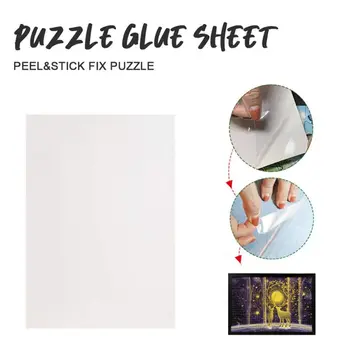 PVC Puzzle Peeling Ochranný Film Veľké Priehľadné Skladačka Guma Priehľadný Plastový Podklad Ochranná Fólia Rám