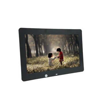 14 Palcový HD Digitálny Foto rámček Multifunkčné s Zrkadlový Panel Hudby/Videa/e-knihy/Čas/Alarm Elektronické Obrázok Albumu