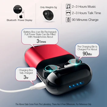 Mini Športové Bezdrôtové Bluetooth Slúchadlá Slúchadlá TWS 5.0 Slúchadlá Slúchadlá Pre Samsung telefón S Nabíjanie Box