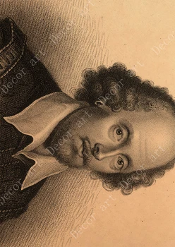 William Shakespeare Plátno Na Maľovanie Vintage Stenu Obrázok, Kraft Plagát Potiahnuté Samolepky Na Stenu Domáce Dekorácie Obrázky Darček