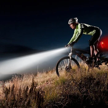 T6 LED Bicyklov Svetla 350LM Mountain Road Bike Svetlometov + koncových svetiel Zariadenia Cyklistika Prenosné Prachotesný Cyklistické Časti