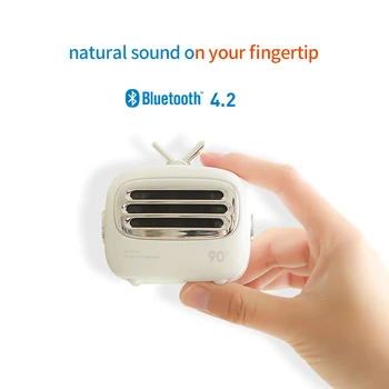 Retro Mini Bluetooth Reproduktor Prenosný Cartoon Bezdrôtový Reproduktor Stereo Hudbu Surround Vonkajšie Reproduktorov Bass Subwoofer A2