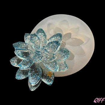 Drop a Veľkoobchod DIY Silikónové 3D Kvet Formy Formy Živice Šperky, Prívesok, Takže Nástroj Remesiel Nové APR28