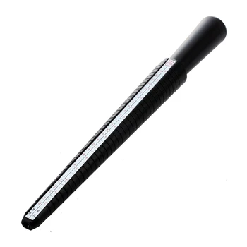 Plastový Krúžok Rozchod Tŕň Sizer Stick Tool US/UK Veľkosti---Black