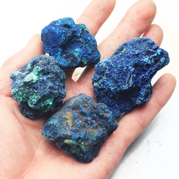 100g Prírodné Azurite Minerálne Drsné Kamene Vzor Liečenie Kryštálmi okolo 1-3ks