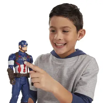 Marvel Hračiek, Pomstiteľ Koncovka 30 CM Super Hrdina Kapitán Amerika Akcie Obrázok Hračky Bábiky s hovoriaca bábika