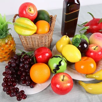 Vysoká Simulácia Ovocie Mix Pena Ovocie Falošné Ovocie Umelé Ovocie, Dekorácie Pre Domov Strán
