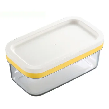 Jediná Vrstva Masla Zachovanie Box Syr Rezanie Zapečatené Čerstvé Námestie Desiatu Ovocie Úložný Box Na Pečenie Nástroj Sklenené Nádoby