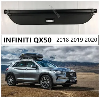 Zadný Kufor Cargo Kryt Pre INFINITI QX50 2018 2019 2020 2021 High End Car Security Shield Príslušenstvo Čierna Béžová