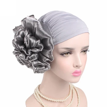Nové Vlasy Čiapky Na Spanie Turban Klobúk Moslimských Veľký Kvet Ženy Šatku Hromadu Žien Mäkké Pohodlné Hidžáb Chemoterapia Klobúk